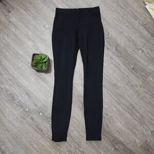 J Crew Pixie Pants Sz 00 Black Ponte Zip Up